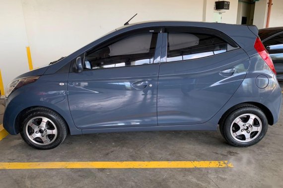 Blue Hyundai Eon 2015 for sale in Makati