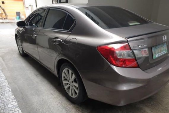Grey Honda Civic 2012 for sale in Manila