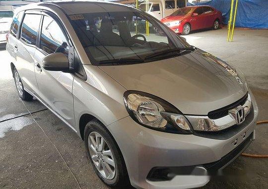 Silver Honda Mobilio 2015 for sale in Automatic