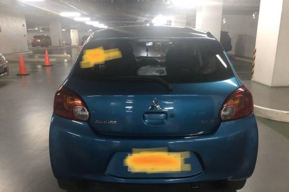 Blue Mitsubishi Mirage 2015 for sale in Automatic