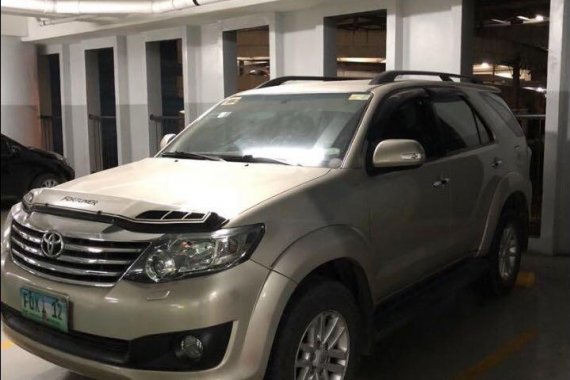 Beige Toyota Fortuner 2012 for sale in Manila