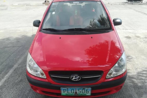 Selling Red Hyundai Getz 2008 in Manila