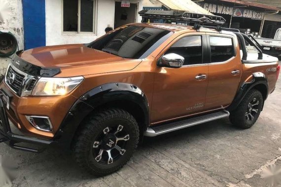 Orange Nissan Navara 2016 for sale in Quezon City