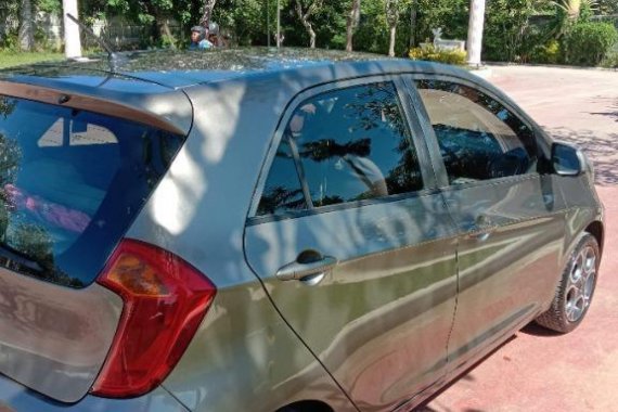 Silver Kia Picanto 2015 for sale in Manila