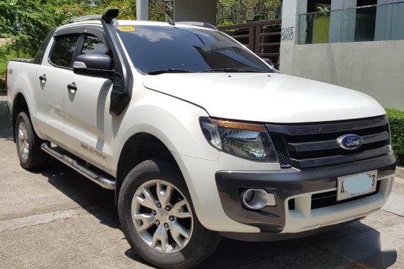 White Ford Ranger 2015 for sale in Manual