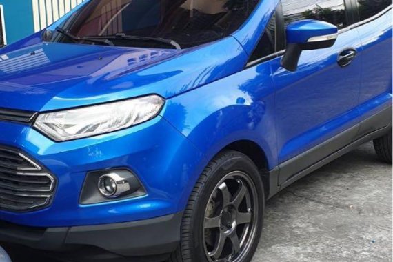 Blue Ford Ecosport 2014 for sale in Manila