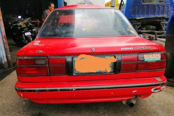 Sell Red 1991 Toyota Corolla in Tanza