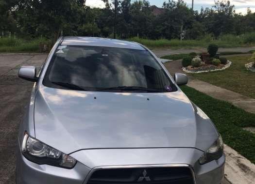 Silver Mitsubishi Lancer 2010 for sale in Manila
