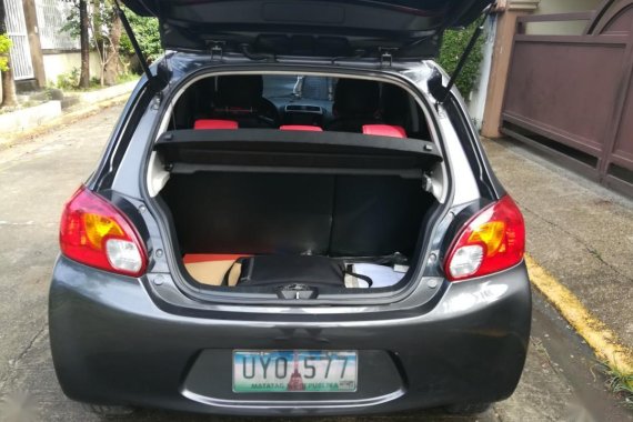 Selling Grey Mitsubishi Mirage 2013 in Quezon City