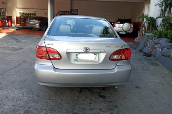 Silver Toyota Corolla altis 2004 for sale in Automatic