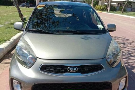 Silver Kia Picanto 2015 for sale in Manila