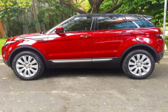 Red Land Rover Range Rover Evoque 2016 for sale in Automatic