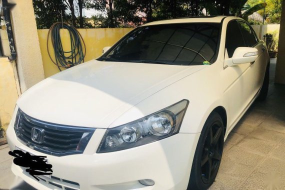 White Honda Accord 2008 for sale in Manila