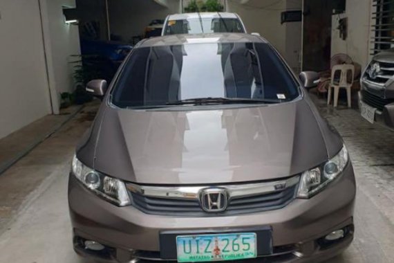 Grey Honda Civic 2012 for sale in Manila