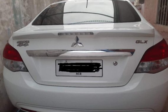 White Mitsubishi Mirage g4 2014 for sale in Manila