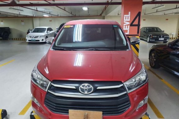 Red Toyota Innova 2017 for sale in Automatic