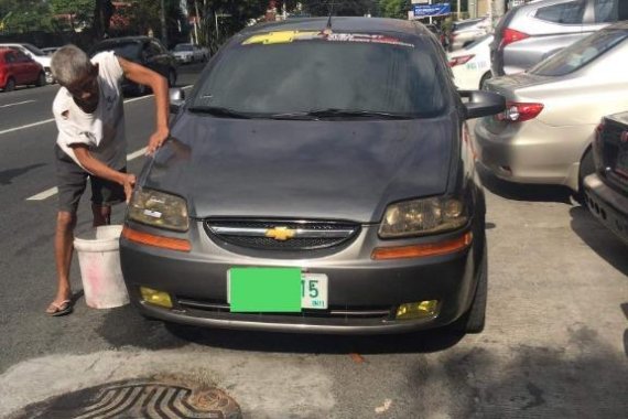 Grey Chevrolet Aveo 2008 for sale in Manila