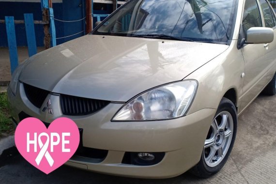 Beige Mitsubishi Lancer 2005 for sale in Muntinlupa