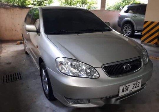 Silver Toyota Corolla Altis 2002 Automatic for sale 