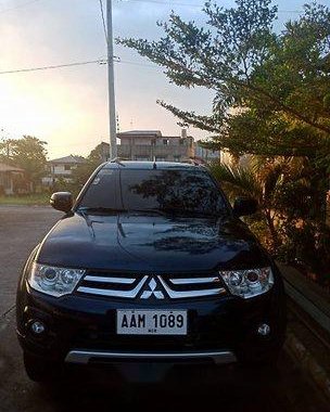 Selling Black Mitsubishi Montero Sport 2014 at 35000 km 