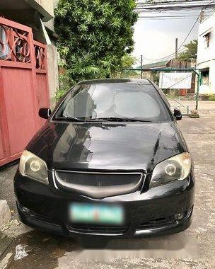 Black Toyota Vios 2006 at 75000 km for sale 