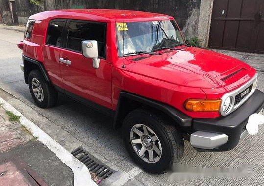 Red Toyota Fj Cruiser 2018 Automatic for sale
