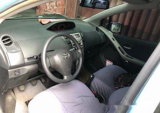 Blue Toyota Yaris 2008 Manual for sale 