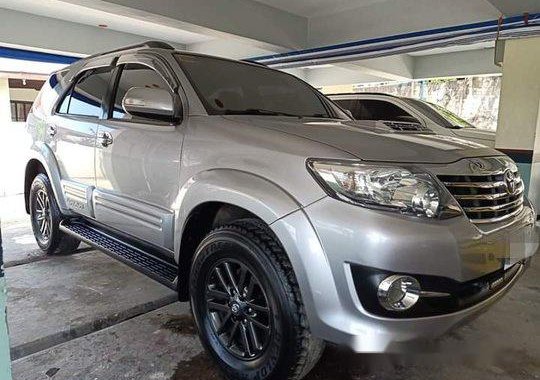Silver Toyota Fortuner 2015 for sale in Batangas