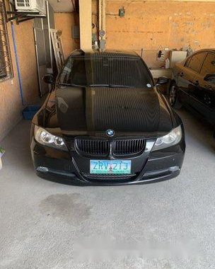Black Bmw 320I 2008 at 87000 km for sale 