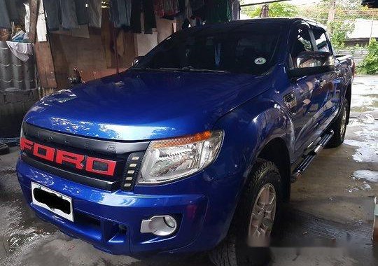 Blue Ford Ranger 2014 Manual for sale