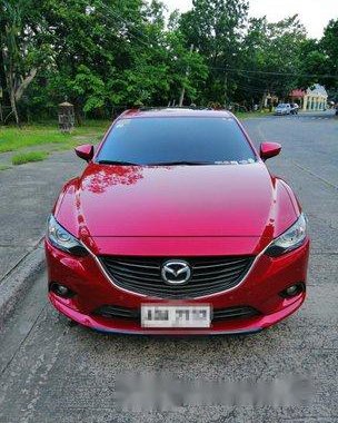 Red Mazda 6 2014 for sale in Parañaque