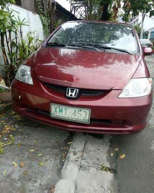 Red Honda City 2004 Automatic for sale 