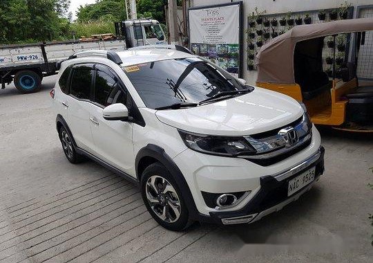 White Honda BR-V 2017 Automatic for sale 
