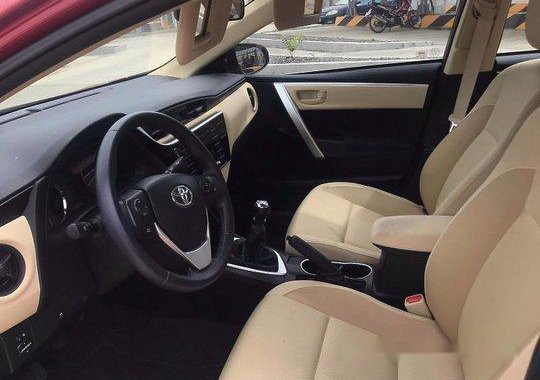 Red Toyota Corolla Altis 2017 for sale in Quezon City 