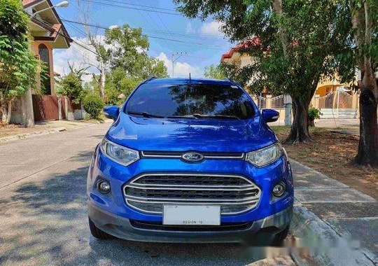 Blue Ford Ecosport 2014 for sale in Cagayan de Oro