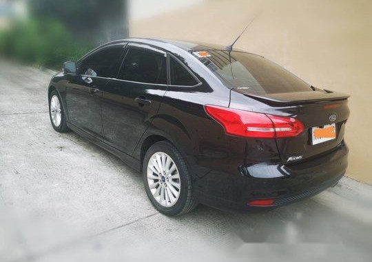 Black Ford Focus 2016 Automatic for sale