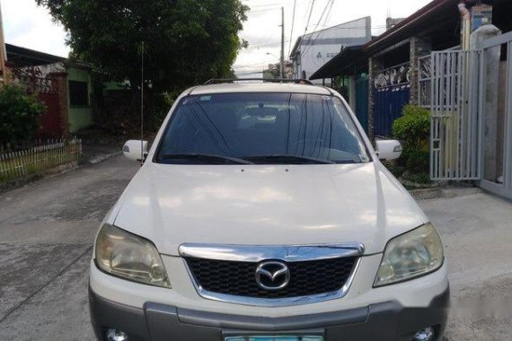 Sell White 2008 Mazda Tribute at 74000 km