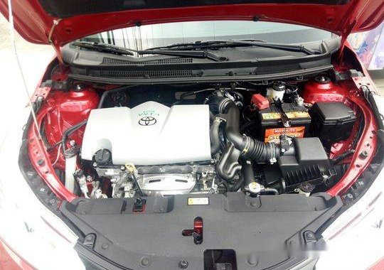 Red Toyota Vios 2018 Manual for sale  