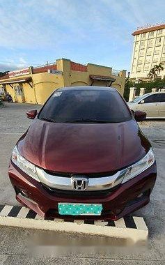 Red Honda City 2015 at 27000 km for sale 