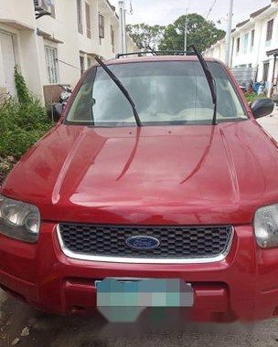 Selling Red Ford Escape 2006 Automatic Gasoline 