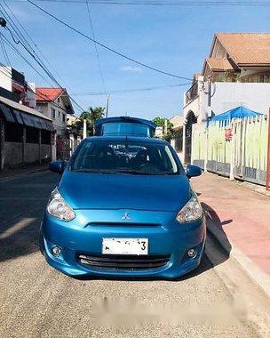 Blue Mitsubishi Mirage 2014 Manual for sale