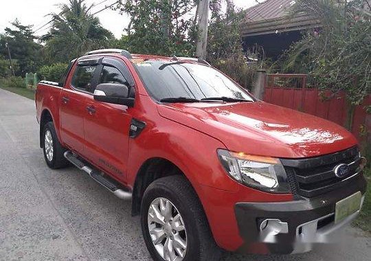 Orange Ford Ranger 2013 Automatic for sale