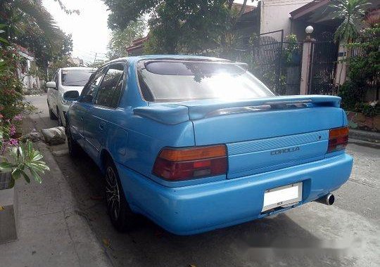 Blue Toyota Corolla 1992 Manual for sale 