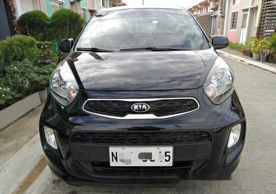 Black Kia Picanto 2016 for sale in Tanza