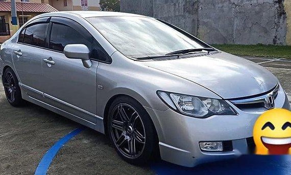 Sell Silver 2008 Honda Civic at 53000 km
