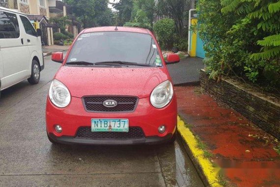 Sell Red 2010 Kia Picanto at 56000 km