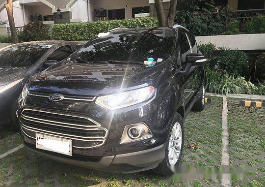 Selling Black Ford Ecosport 2016 at 46000 km