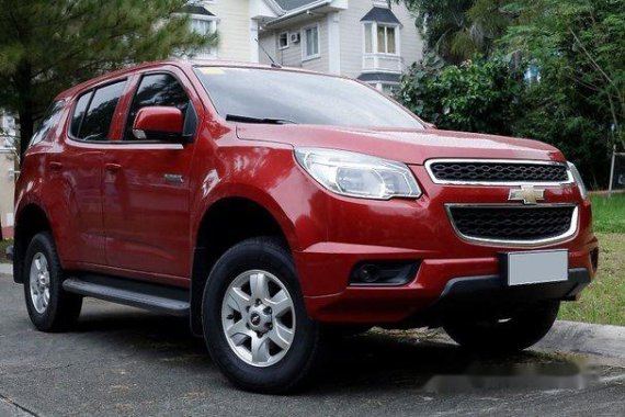 Selling Red Chevrolet Trailblazer 2014 at 48000 km 
