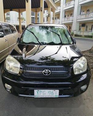 Black Toyota Rav4 2004 Manual for sale