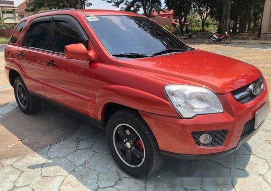 Red Kia Sportage 2009 for sale in Cebu
